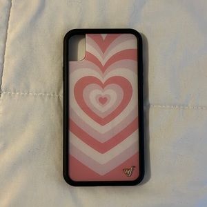 wildflower iphone xr rose latte phone case